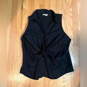 Nine West sleeveless black top